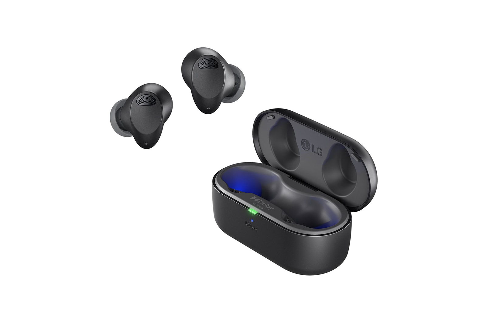 LG TONE Free T90S - Bezprzewodowe słuchawki douszne BT Dolby Atmos TONE-T90S - widok z przodu