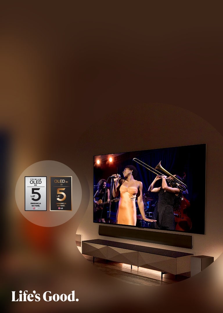 5-letnia gwarancja na panel OLED1