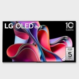 Znajduje się tam sześć przycisków. Pierwszy z nich, &quot;LG SIGNATURE OLED 8K&quot;, odsyła do strony szczegółów produktu Z2, a drugi, &quot;LG OLED Evo&quot;, odsyła do strony szczegółów produktu G2.