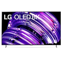 Znajduje się tam sześć przycisków. Pierwszy z nich, &quot;LG SIGNATURE OLED 8K&quot;, odsyła do strony szczegółów produktu Z2, a drugi, &quot;LG OLED Evo&quot;, odsyła do strony szczegółów produktu G2.