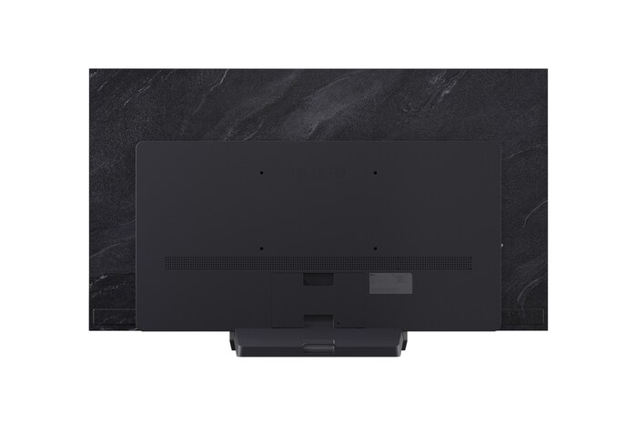 Tylni widok na LG OLED evo AI C5 4K Smart TV.