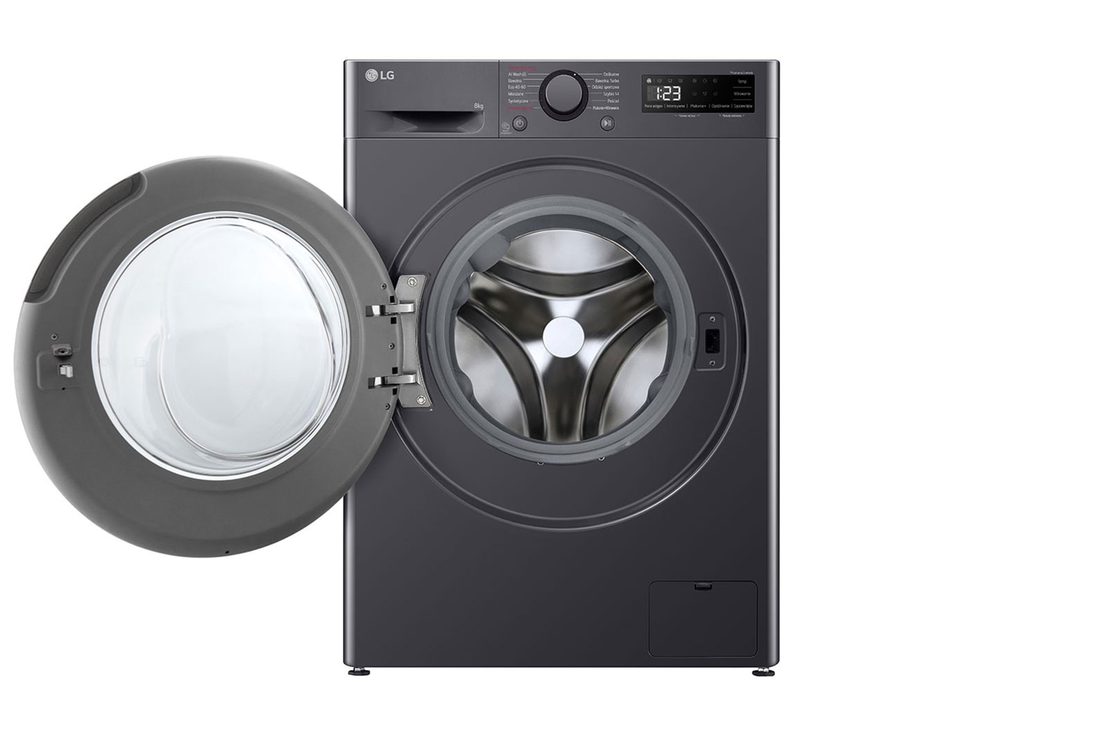 LG Pralka LG Vivace | R500N | grafitowa | slim 8 kg | 1200 rpm | Steam | AIDD | F2W8S506J-AMBQWPL, F2W8S506J