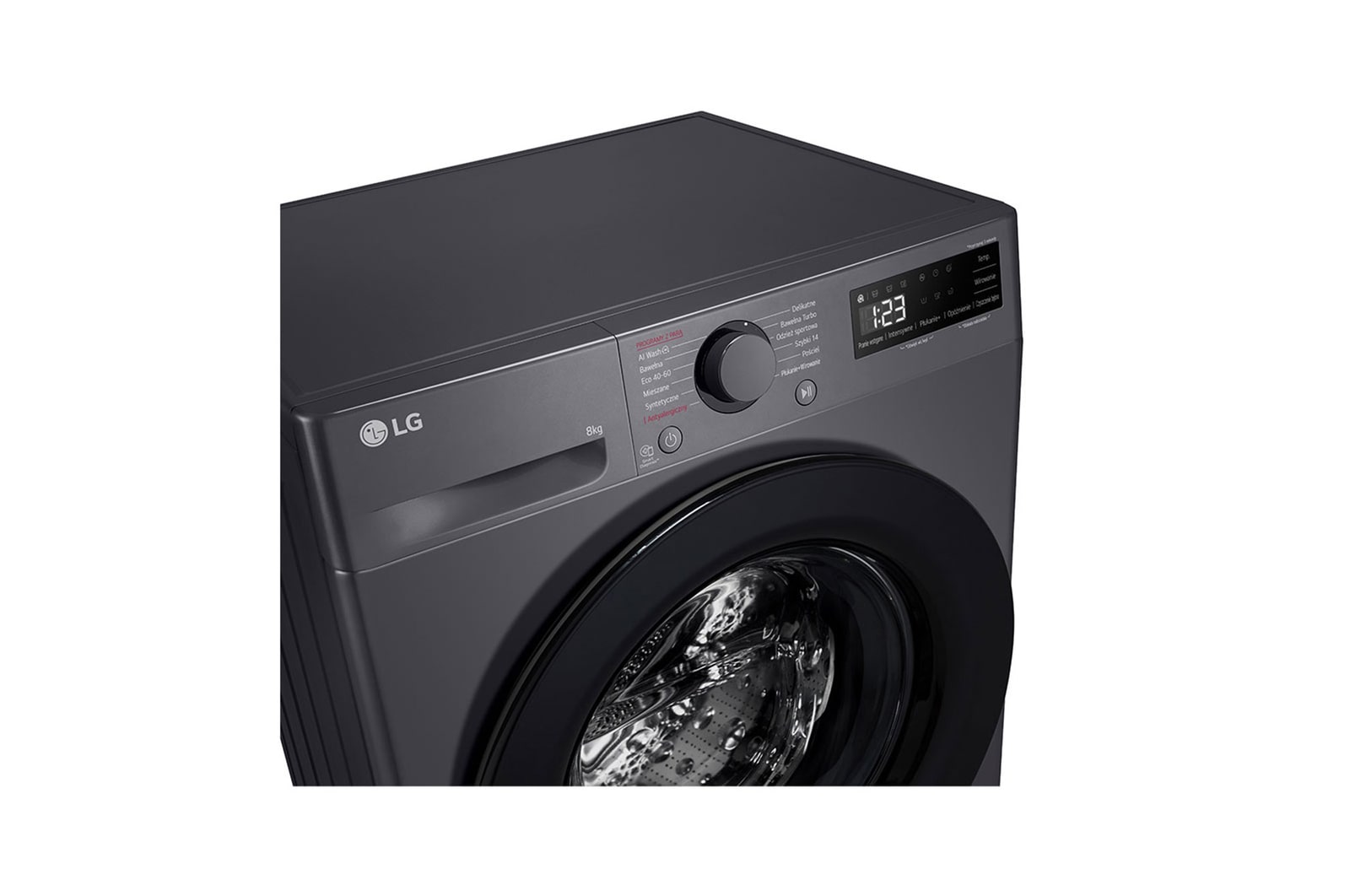 LG Pralka LG Vivace | R500N | grafitowa | slim 8 kg | 1200 rpm | Steam | AIDD | F2W8S506J-AMBQWPL, F2W8S506J