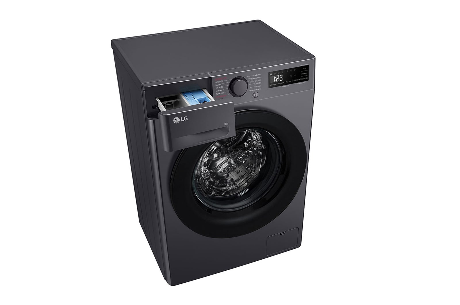 LG Pralka LG Vivace | R500N | grafitowa | slim 8 kg | 1200 rpm | Steam | AIDD | F2W8S506J-AMBQWPL, F2W8S506J