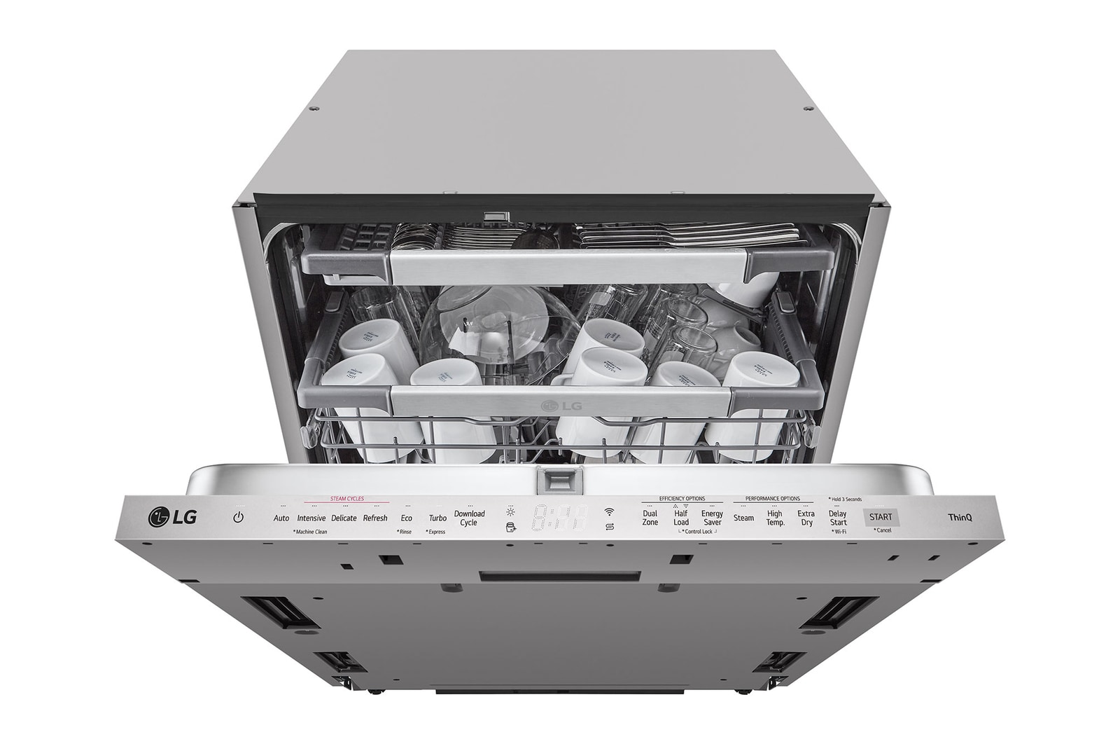 Drawer open side view