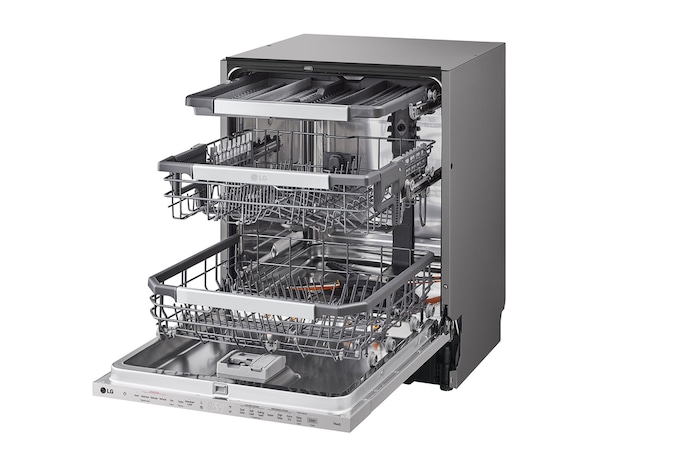 Drawer open side view