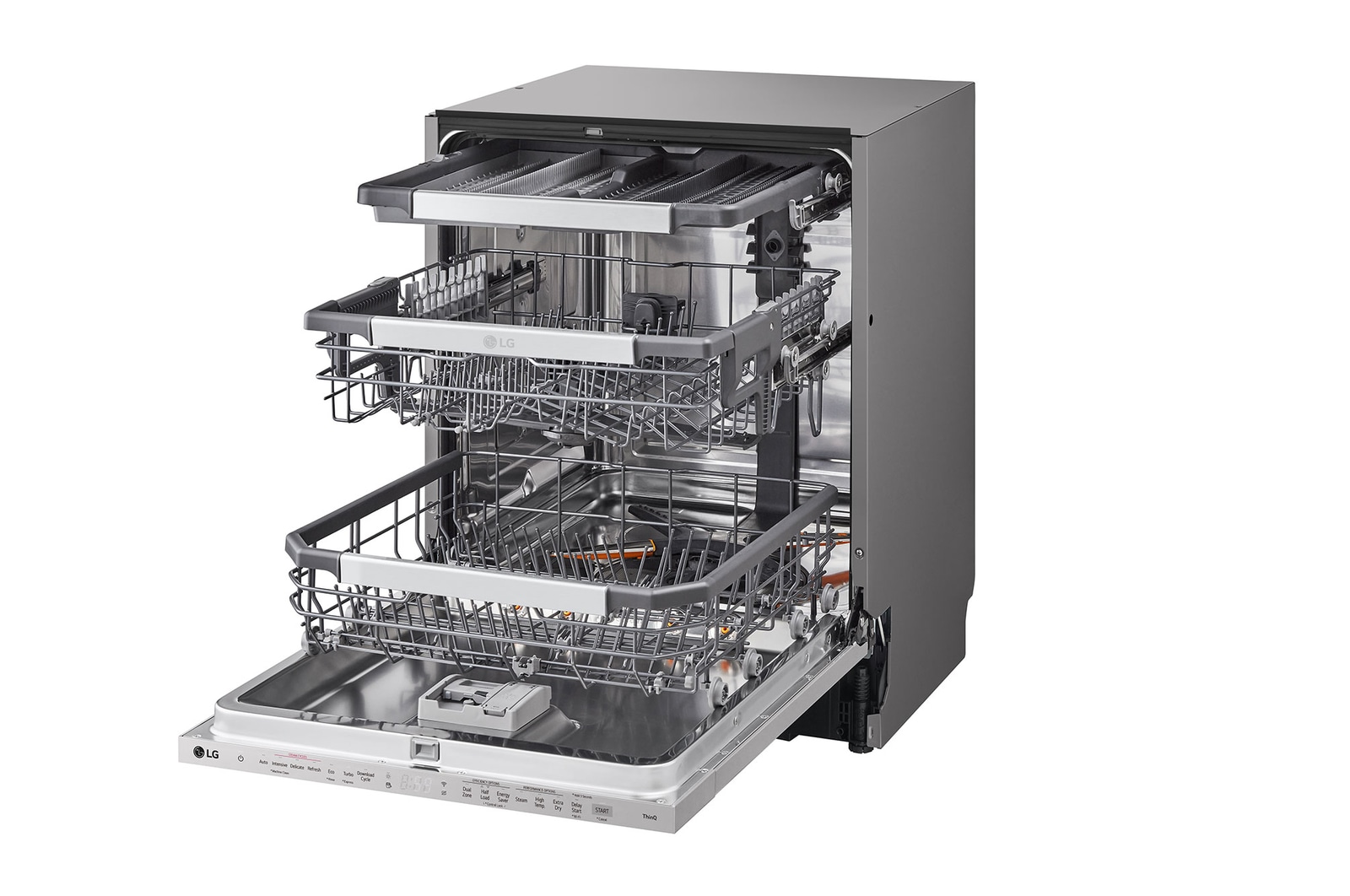 Drawer open side view