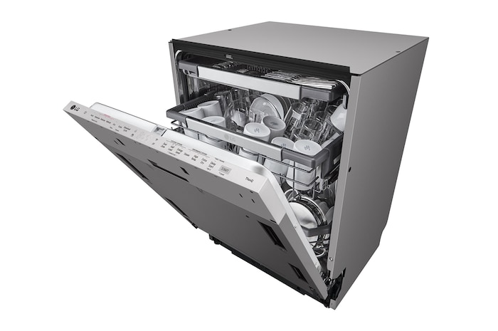 Drawer open side view