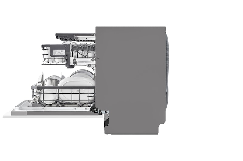 Drawer open side view