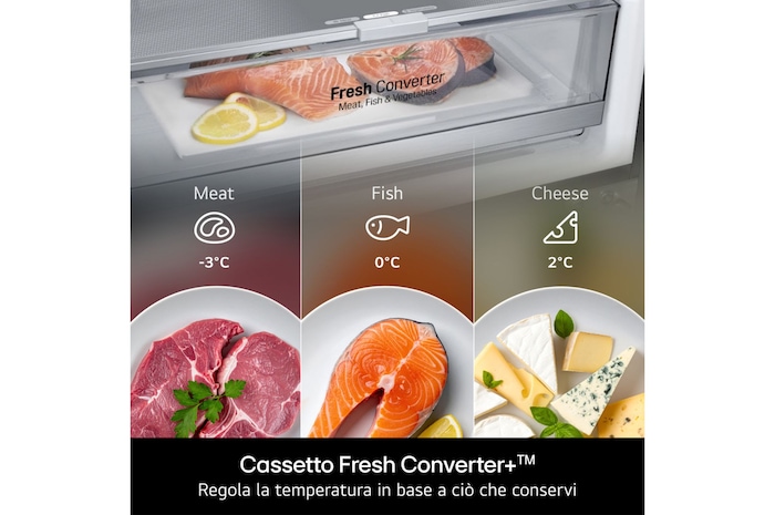 Cassetto FRESH Converter del frigorifero combinato LG GBBS726AMB