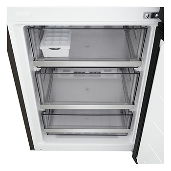 Lager aanzicht van LG-koelkast met vriesvak (gbbs726cpy)