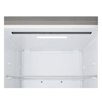 Vooraanzicht LG-koelkast met vriesvak (gbbs726cpy) met Door Cooling+™-uitlaat