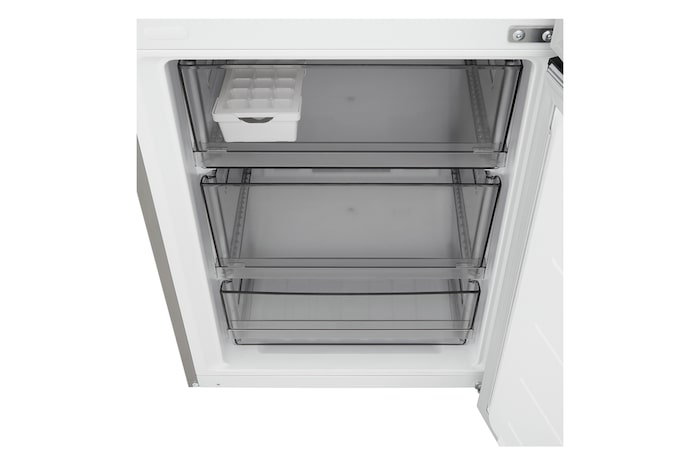 Lager aanzicht van LG-koelkast met vriesvak (gbbs726cpy)