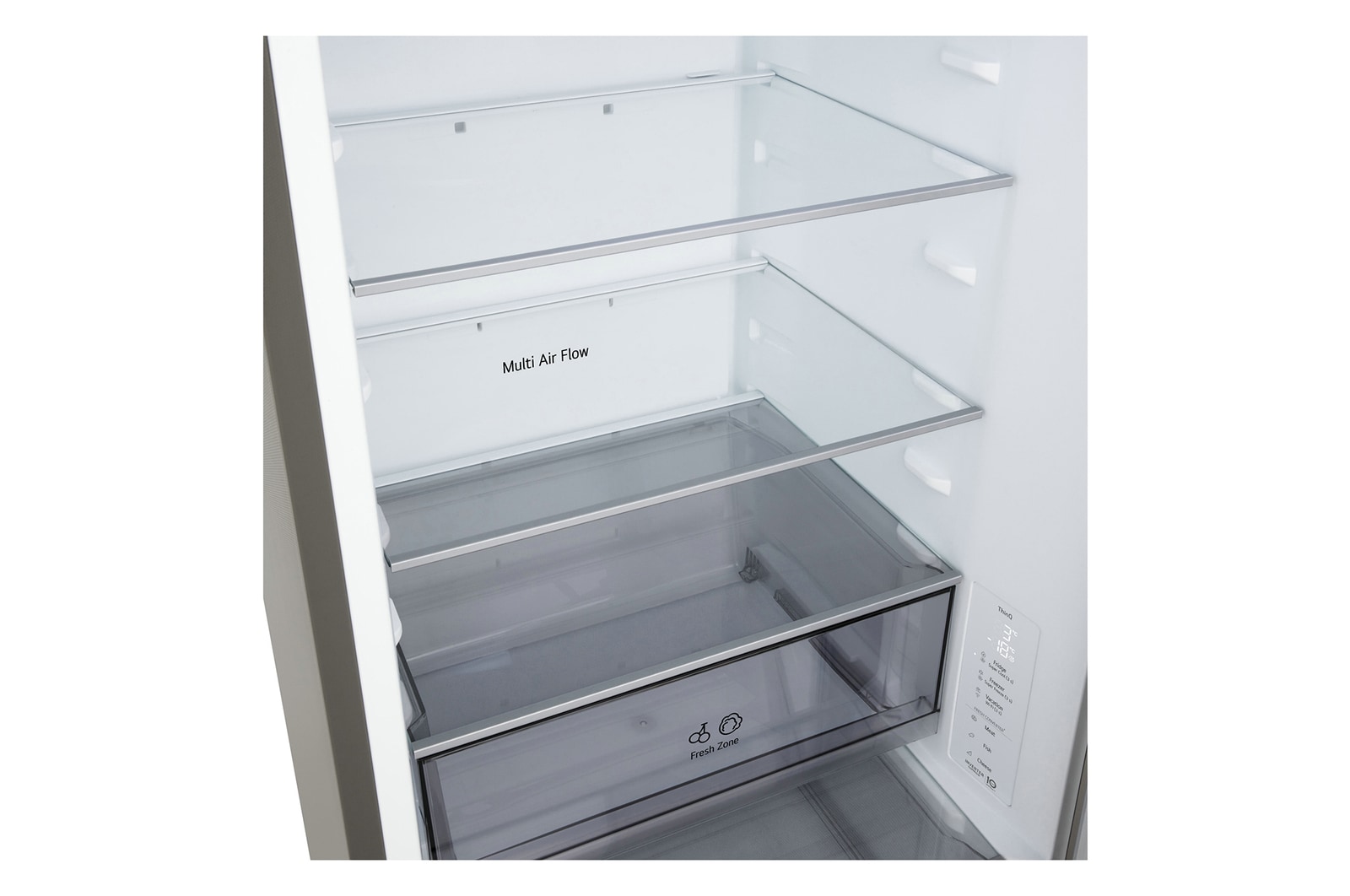 LG 333L Koel-vriescombinatie Zilver | NatureFRESH™ | DoorCooling+™ | Fresh Converter+ | LG NL, GBBSJ1CCPY