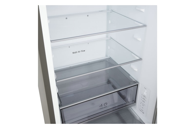 LG 333L Koel-vriescombinatie Zilver | NatureFRESH™ | DoorCooling+™ | Fresh Converter+ | LG NL, GBBSJ1CCPY