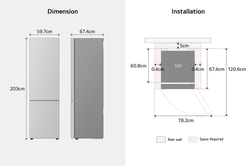 LG 333L Koel-vriescombinatie Zilver | NatureFRESH™ | DoorCooling+™ | Fresh Converter+ | LG NL, GBBSJ1CCPY
