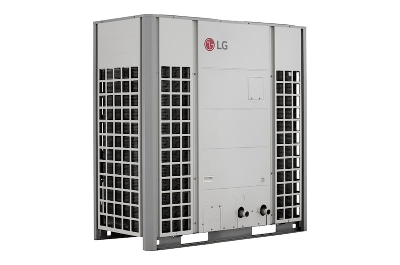 Vista del lado izquierdo de la unidad exterior LG Monobloc 51 kW PHCSL0 ENCXLEU + HM513MR UXC0.