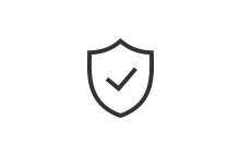 Powerful security icon.