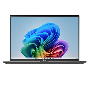 Front view with Copilot+ Bloom Wallpaper