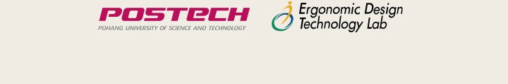 Logo of postech e Ergonomic Design Technology Lab.