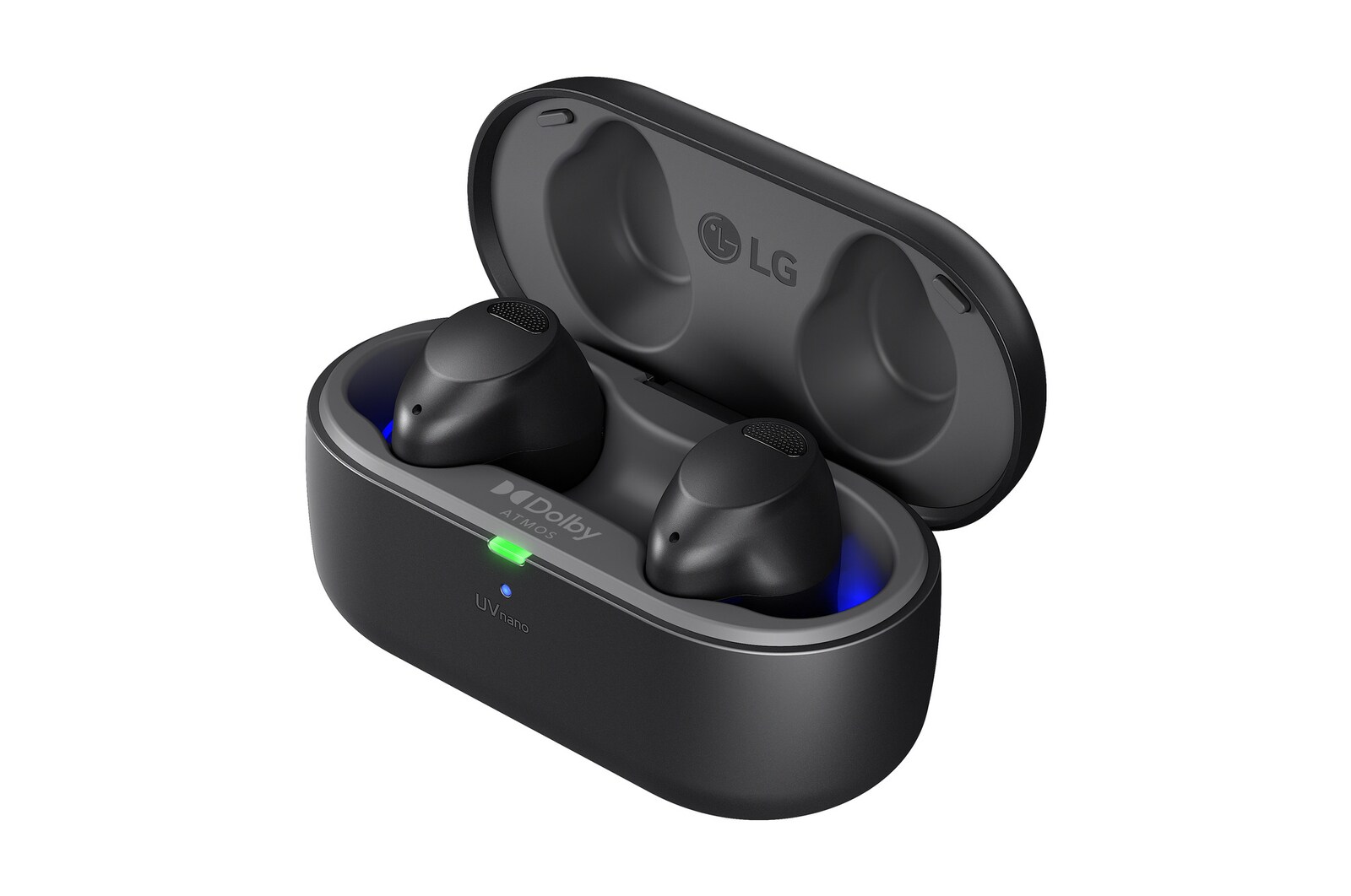 LG Auriculares sem fios LG TONE Free TF90S, Dolby Atmos, ANC, UVnano™, Plug & Wireless, Multi Point & Multi Pair, TONE-T90S