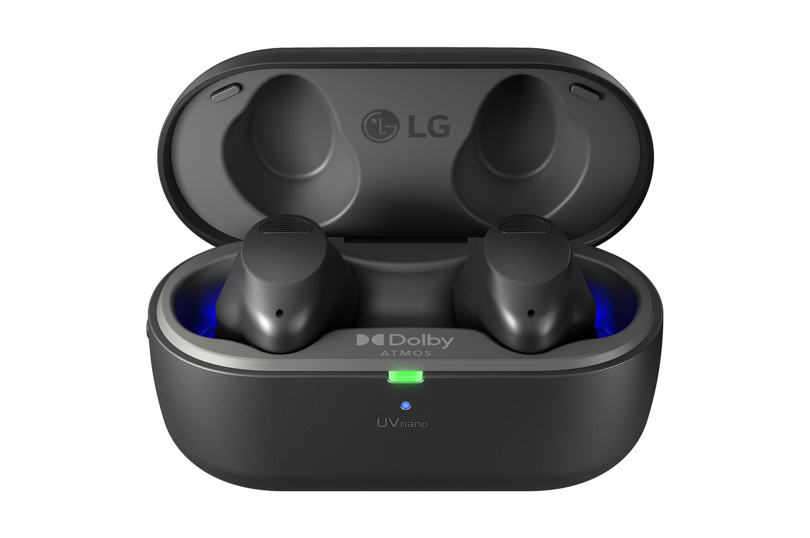 LG Auriculares sem fios LG TONE Free TF90S, Dolby Atmos, ANC, UVnano™, Plug & Wireless, Multi Point & Multi Pair, TONE-T90S
