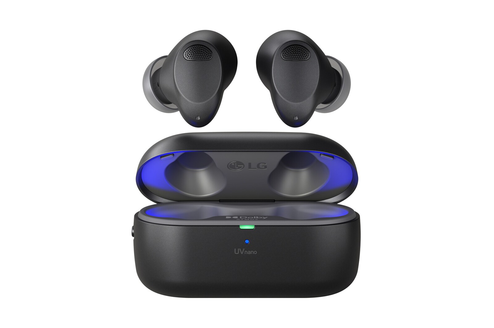 LG Auriculares sem fios LG TONE Free TF90S, Dolby Atmos, ANC, UVnano™, Plug & Wireless, Multi Point & Multi Pair, TONE-T90S