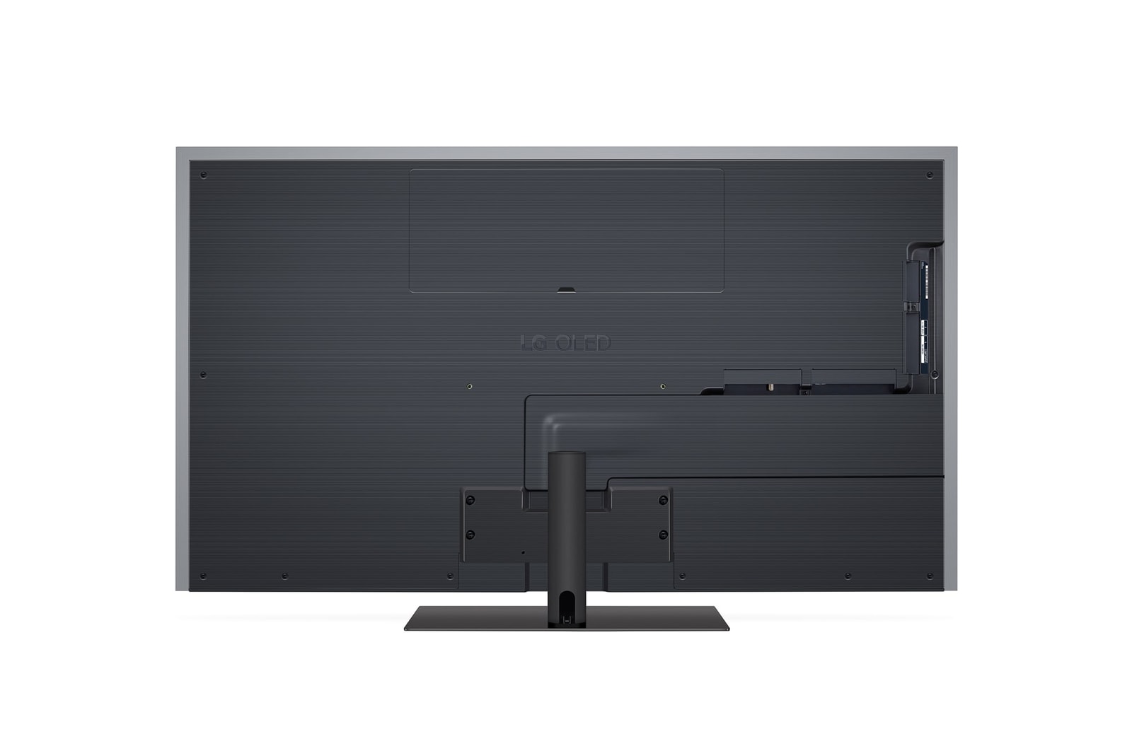 Vista lateral direita da LG OLED evo TV, OLED G4 na parede