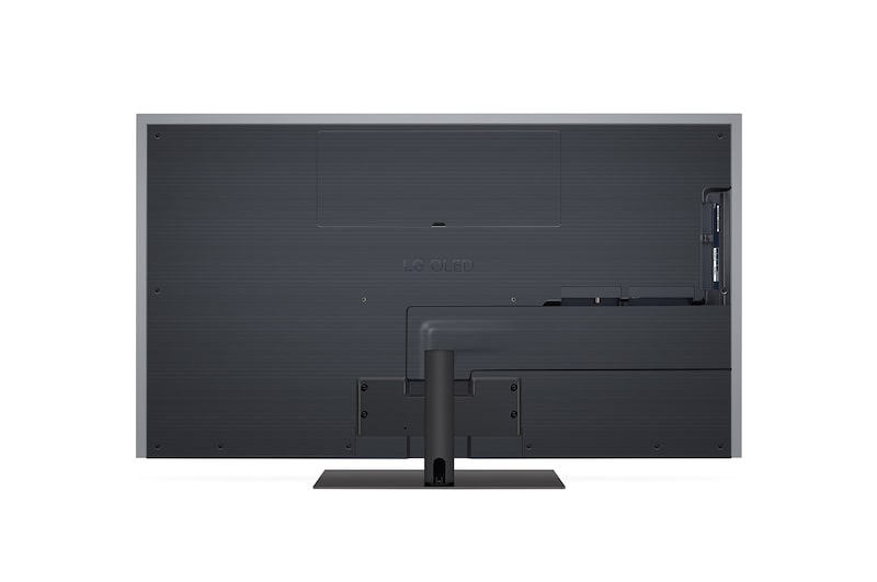 Vista lateral direita da LG OLED evo TV, OLED G4 na parede