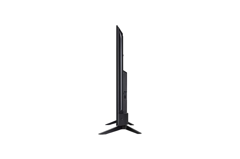 Vista lateral da LG UHD TV, UT73
