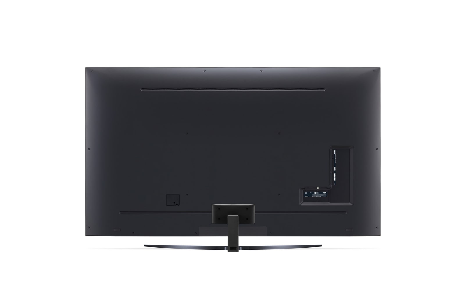 Vista traseira da LG UHD TV, UT80