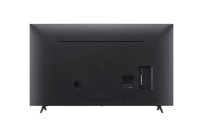 Vista traseira da LG UHD TV, UT80