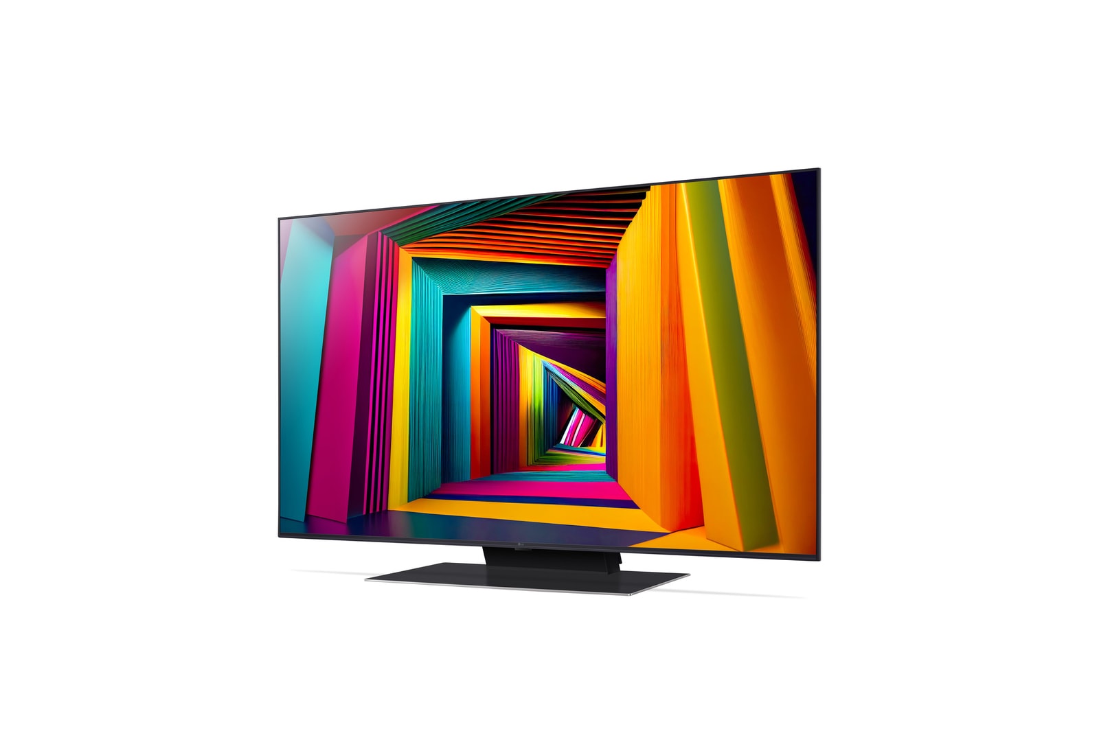 Vista frontal da LG UHD TV, UT91