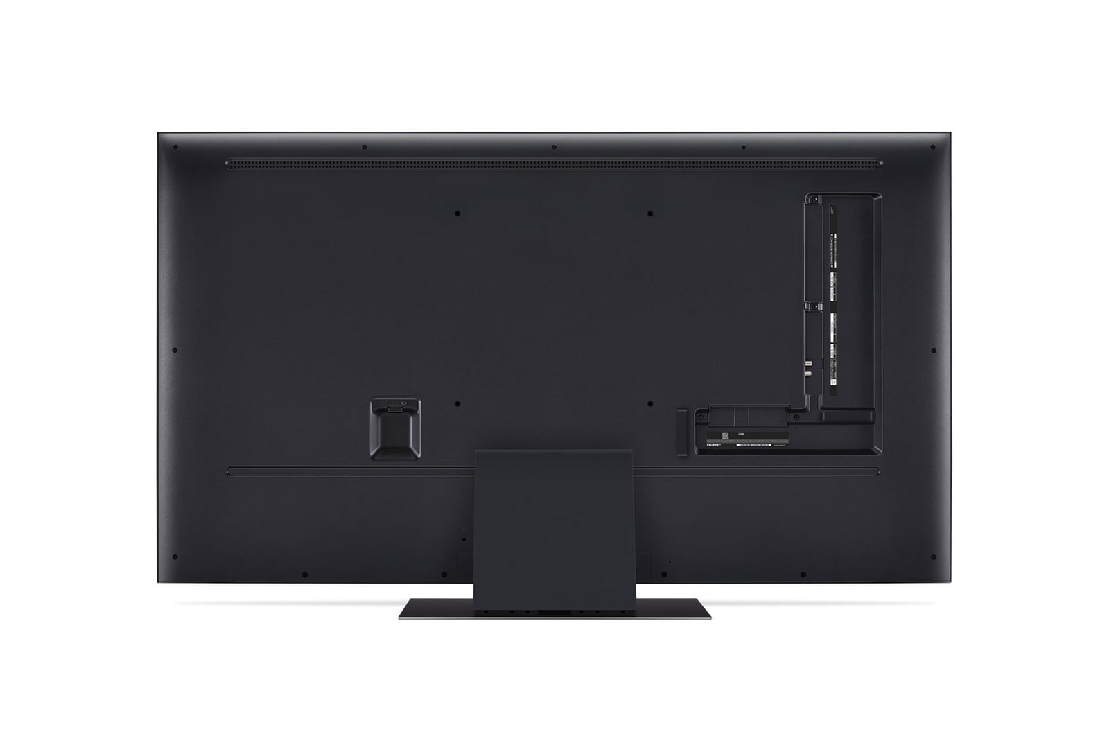 Vista traseira da LG UHD TV, UT91