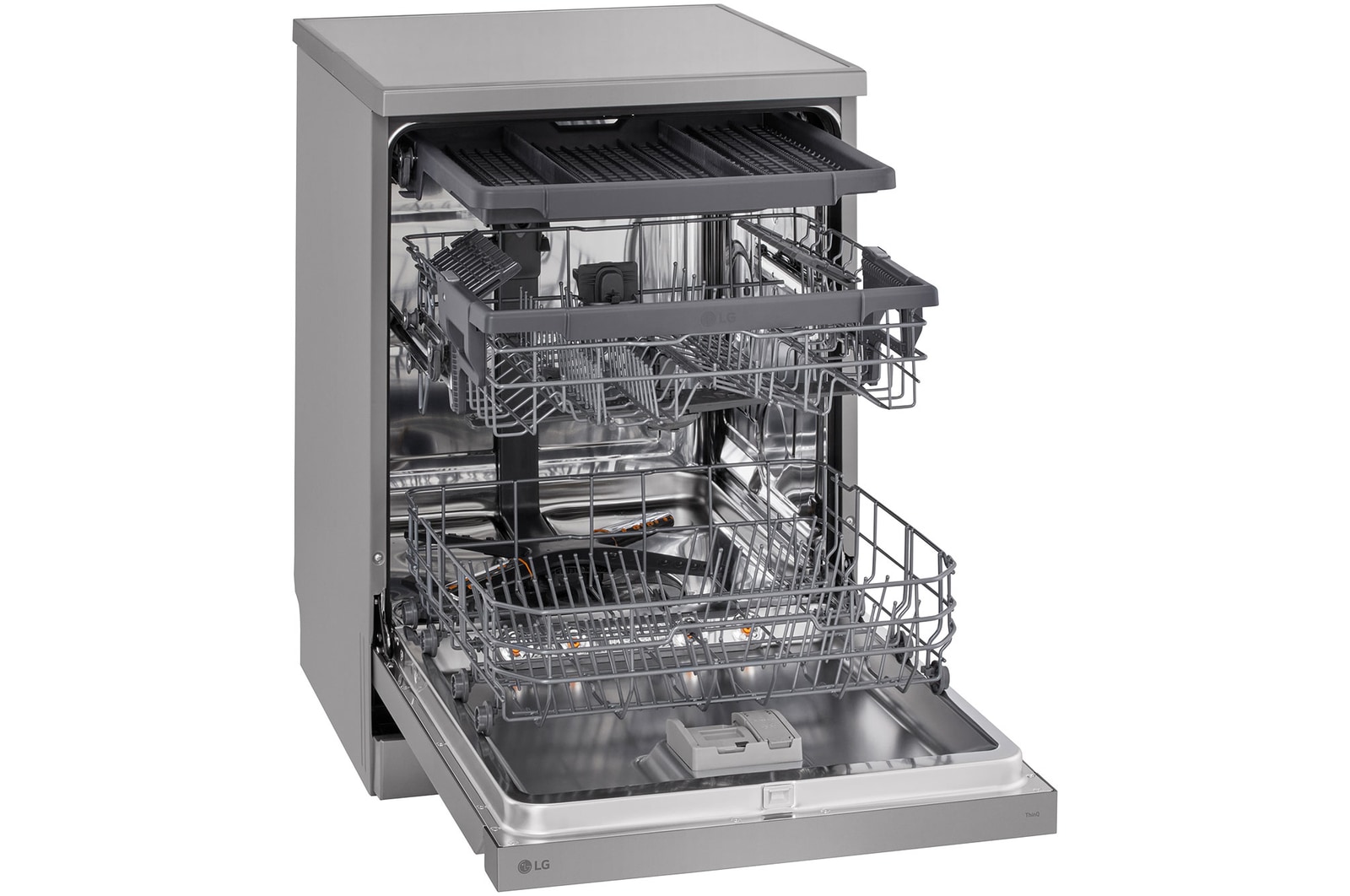 Vista lateral esquerda com porta aberta