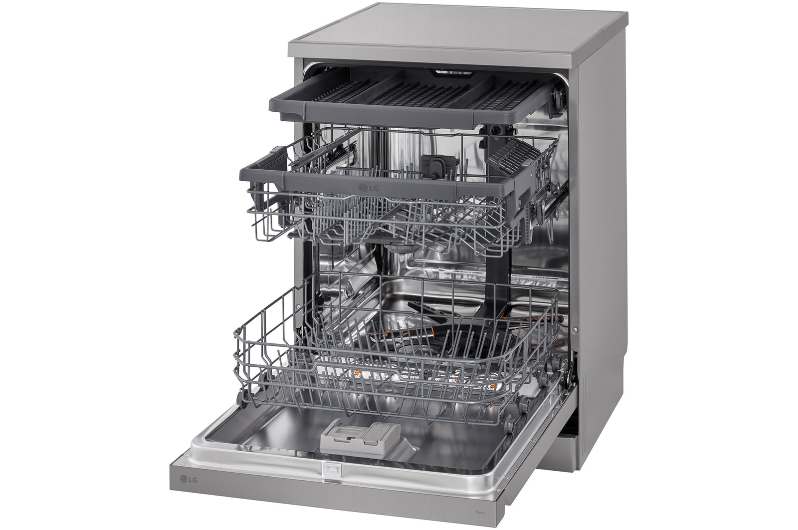 Vista lateral com 3.ª prateleira - inferior