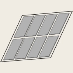 Ilustração de fita de feltro, 8 unidades.