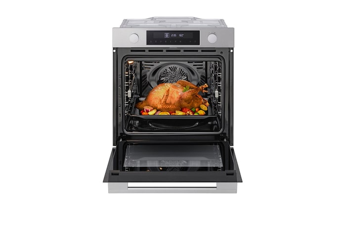 front view of lg ws5d7230s with food