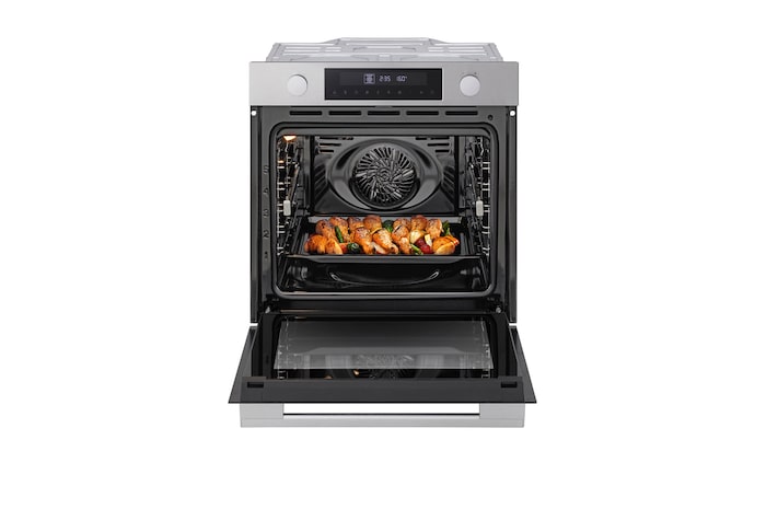 front view of lg ws5d7230s with food
