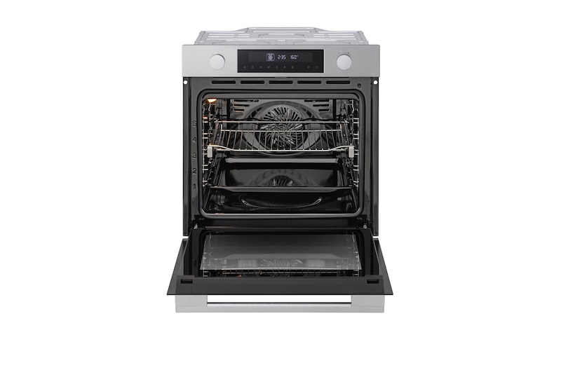 front view of lg ws5d7230s with rack
