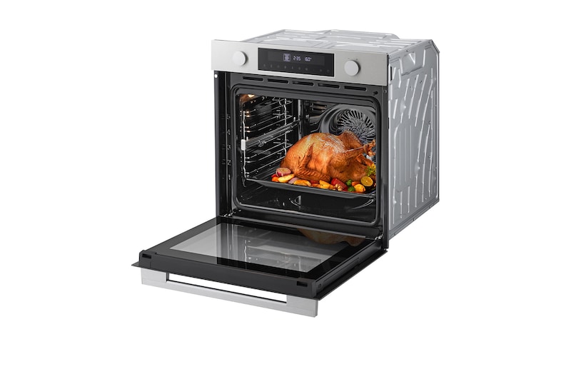 rightside view of lg ws5d7230s with food