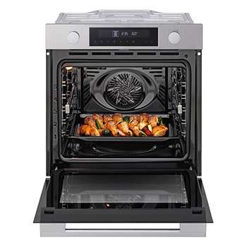 front view of lg ws5d7230s with food