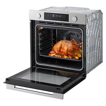 rightside view of lg ws5d7230s with food