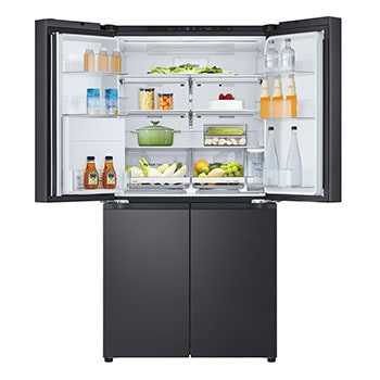 Vista Frontal com alimentos