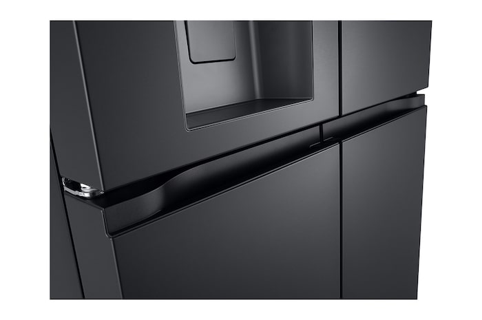 Vista aproximada da pega da porta