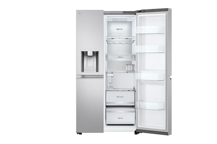 single open door view