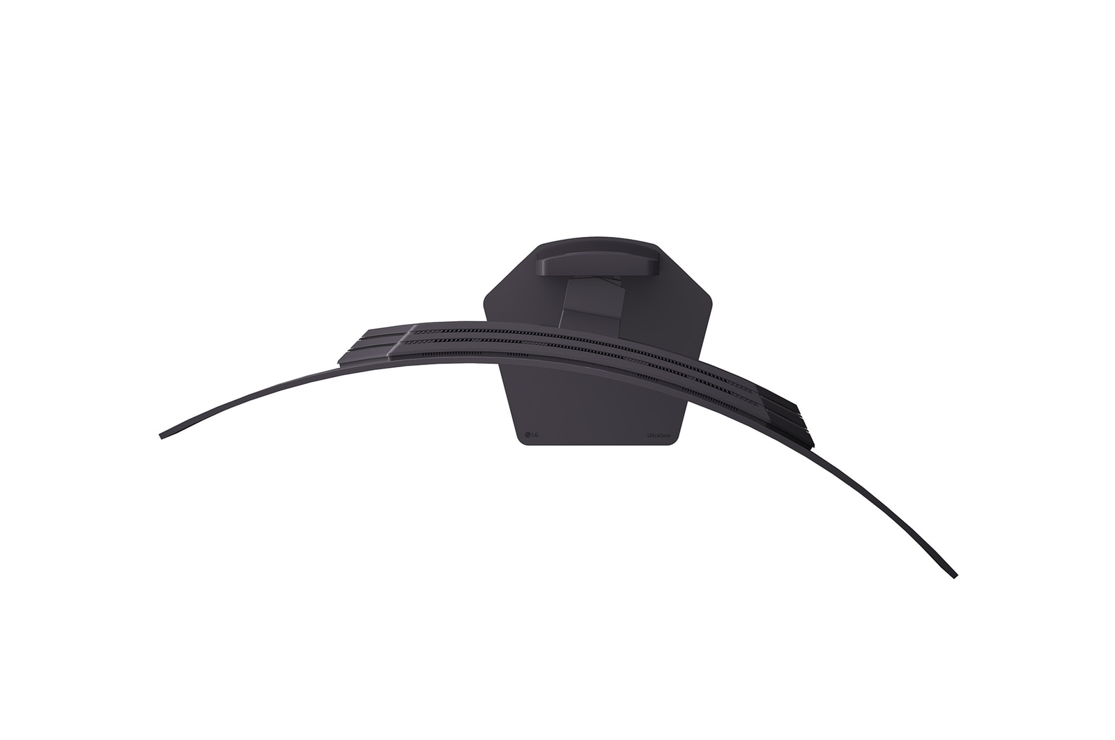 +15 degree side view of a tilted monitor