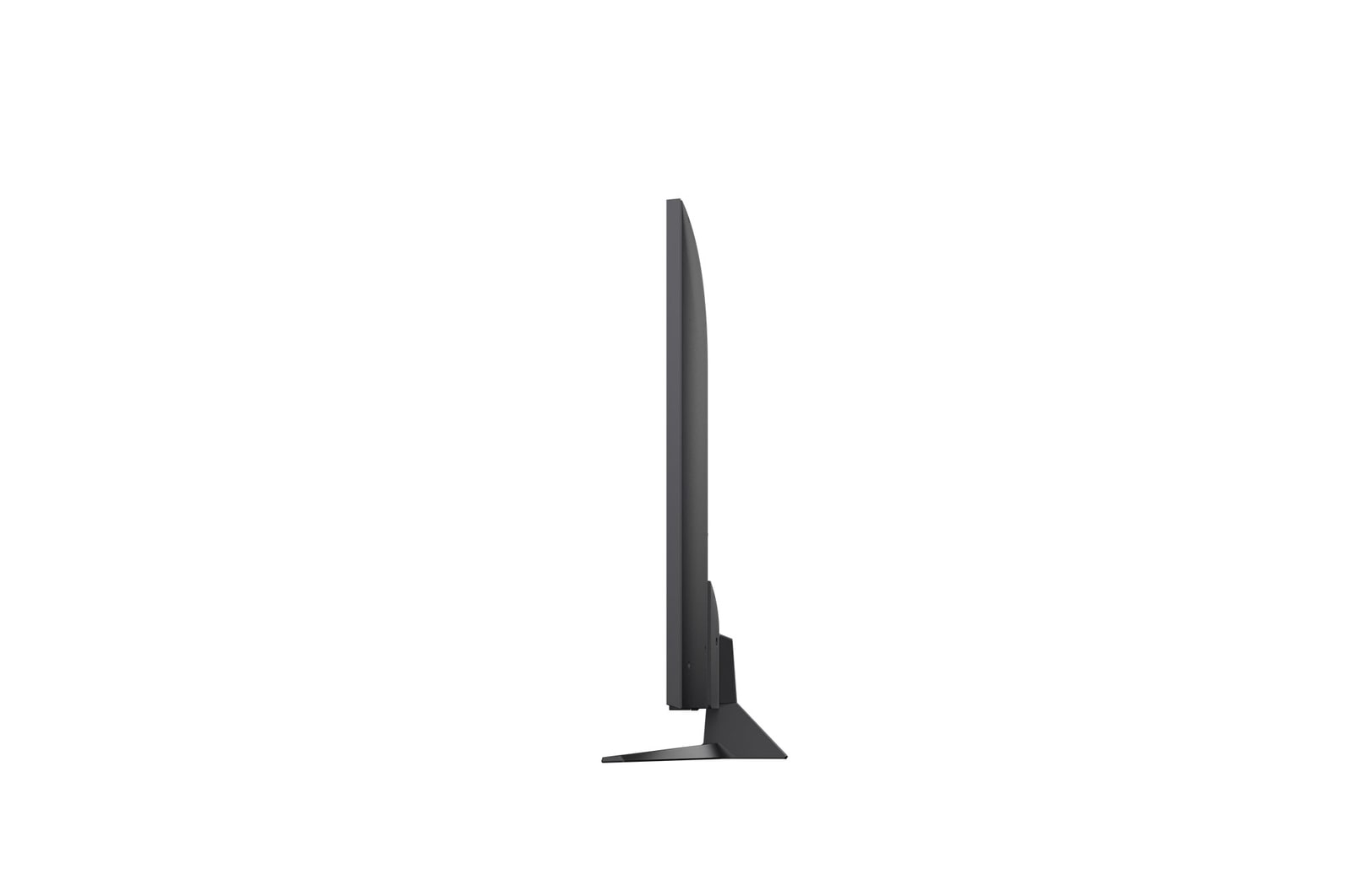Ecrã de um LG TV com um AI Magic Remote em primeiro plano. O botão de AI está destacado e um balão de diálogo mostra o texto, a sugerir um filme de que gosto. No ecrã, vemos o ícone do utilizador E, indicando como o AI Voice ID foi capaz de identificar o utilizador e dar recomendações personalizadas apenas com base na sua voz.