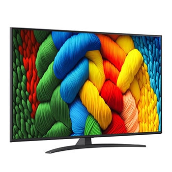 Vista traseira da LG NanoCell TV, NANO80.