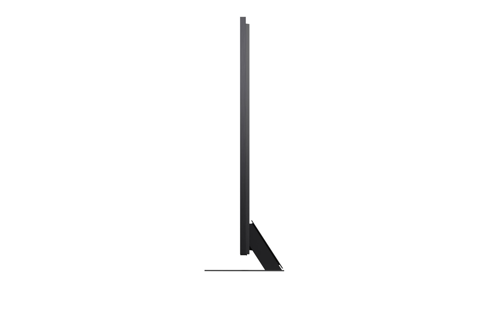 Ecrã de um LG TV com um AI Magic Remote em primeiro plano. O botão de AI está destacado e um balão de diálogo mostra o texto, a sugerir um filme de que gosto. No ecrã, vemos o ícone do utilizador E, indicando como o AI Voice ID foi capaz de identificar o utilizador e dar recomendações personalizadas apenas com base na sua voz.